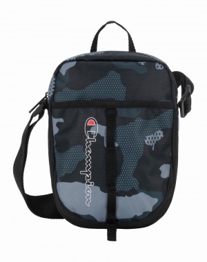 Bolsas Crossbody Champio Center Masculino Pretas | Q2VF75