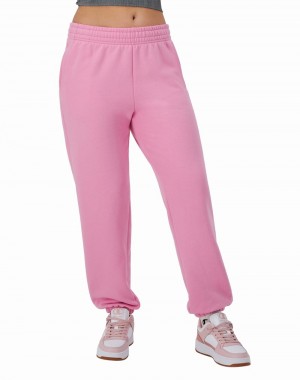 Calça Jogger Champio Powerblend Oversized Feminino Rosa | I2AL55
