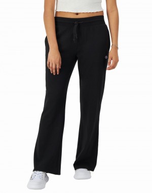 Calças Champio Largos-Leg T-Shirt Feminino Pretas | Z6QL72