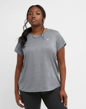 Camiseta Champio Classicos Sports Feminino Cinzentas | J0EG76