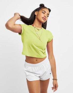 Camiseta Champio Y2K Feminino Amarelas | C3EF87