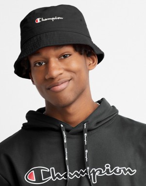Chapéu De Balde Champio Garment Washed Masculino Pretas | Y1US90
