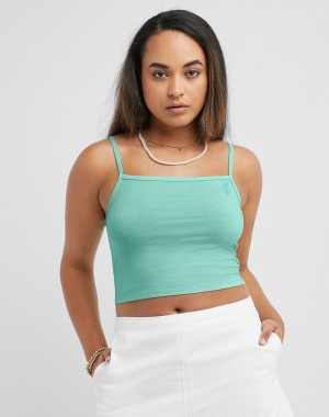 Cropped Tops Champio Cami Feminino Verdes | C7PC71