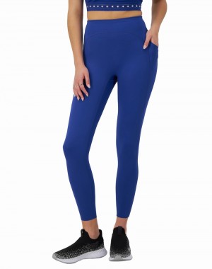 Leggings Champio Absolute 7/8 Feminino Azuis | T1YX97