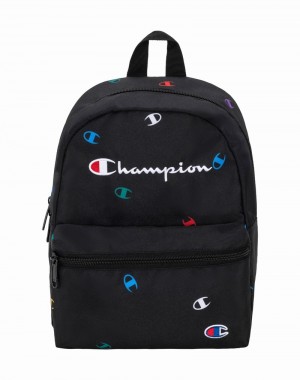 Mochilas Champio Varsity Mini Masculino Pretas | N0JL15
