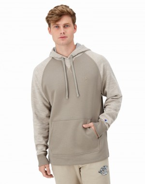 Moletom com Capuz Champio Powerblend Masculino Cinzentas | E3BC01