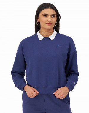Moletons Champio Powerblend Polo Feminino Roxo | I5NR92