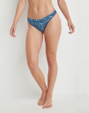 Roupa Interior Champio Active Brights Thong Feminino Azuis | P3UP32