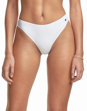 Roupa Interior Champio Heritage Thong Feminino Branco | I5CC15