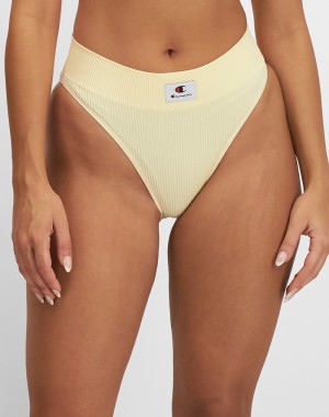 Roupa Interior Champio Seamless Com Nervuras Bikini Feminino Bege | Q6OH42